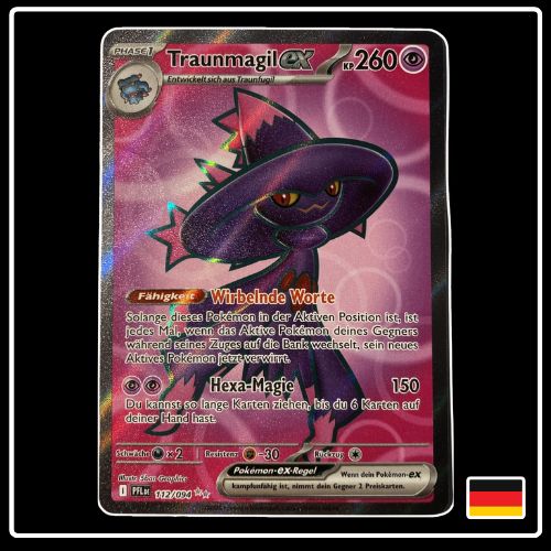 Traunmagil ex Full Art 112/094 Pokemon Fatale Flammen