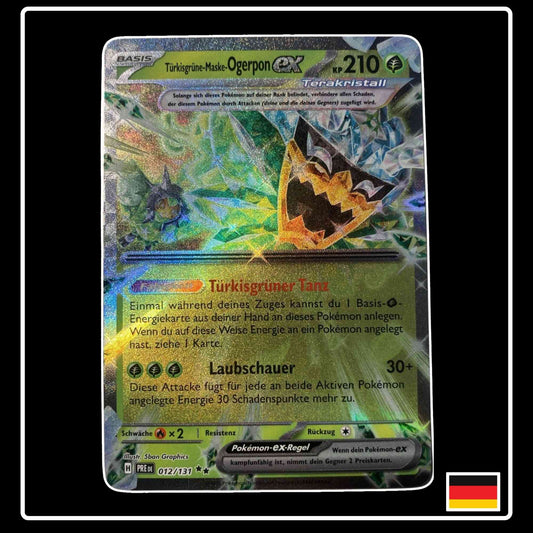 Türkisgrüne-Maske-Ogerpon ex 012/131 Pokemon Prismatische Entwicklungen