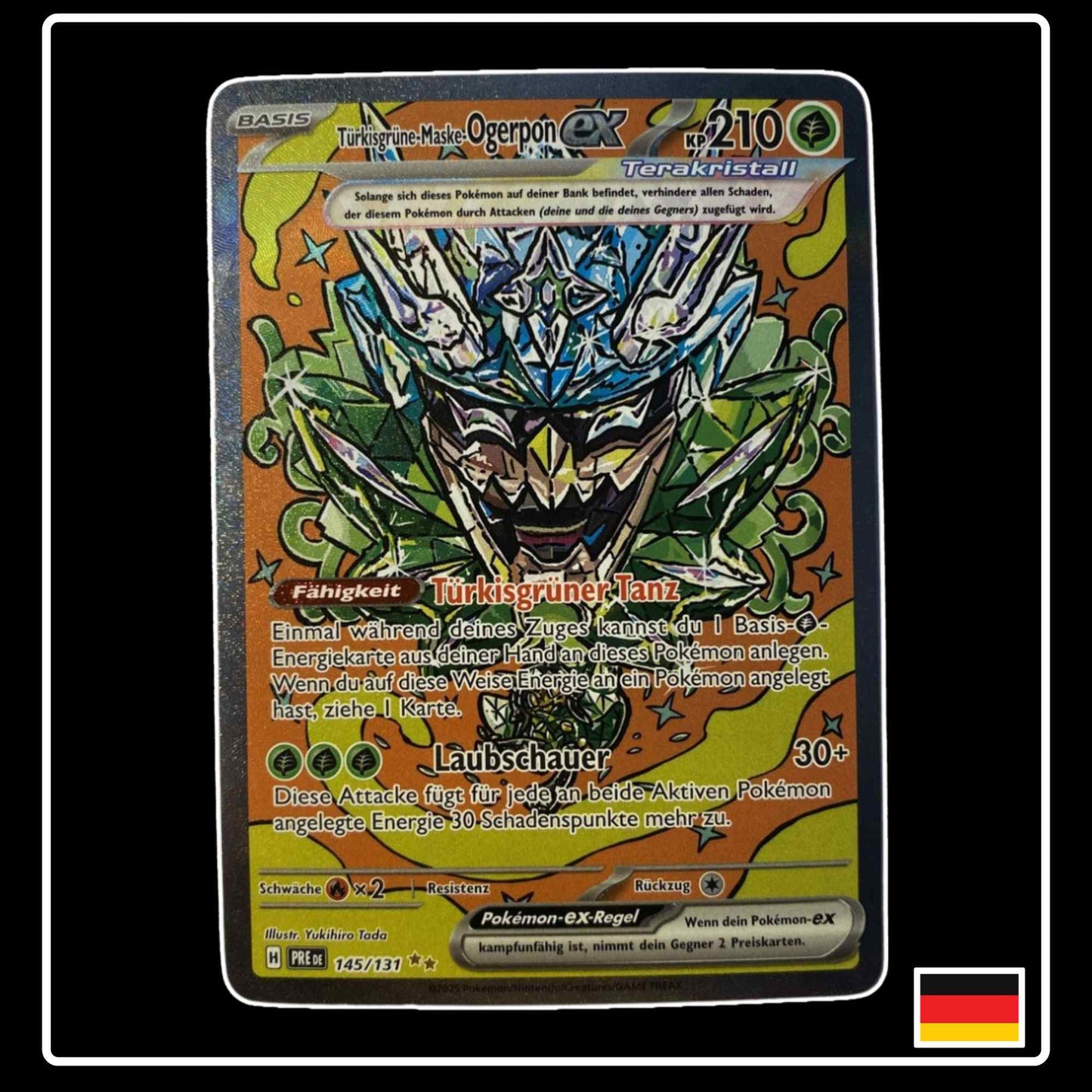 Türkisgrüne-Maske-Ogerpon ex SIR 145/131 Prismatische Entwicklungen