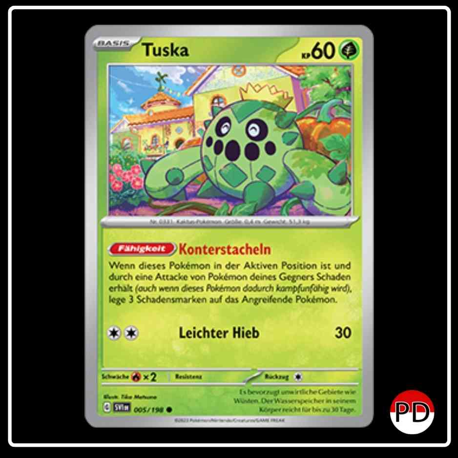 Tuska 005/198 Pokemon Karmesin & Purpur