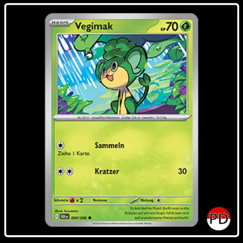 Vegimak 004/086 Pokemon Schwarze Blitze