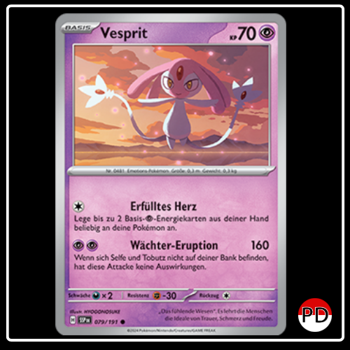 Vesprit 079/191 Pokemon Stürmische Funken