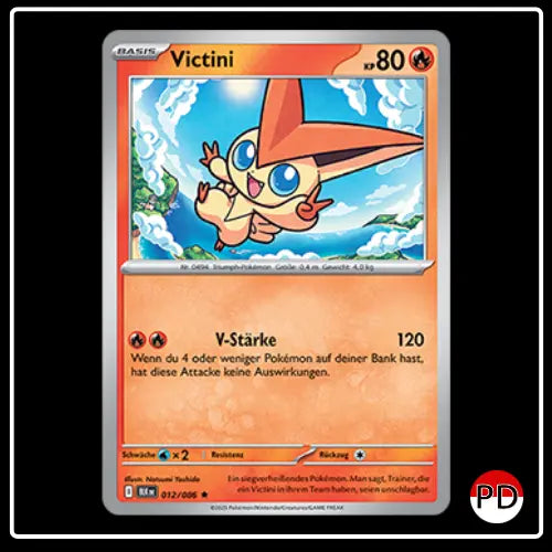 Victini 012/086 Pokemon Schwarze Blitze