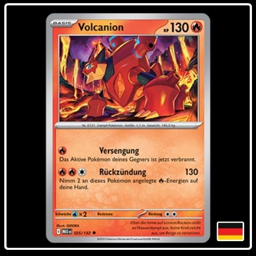 Volcanion 025/132 Pokemon Mega Entwicklung