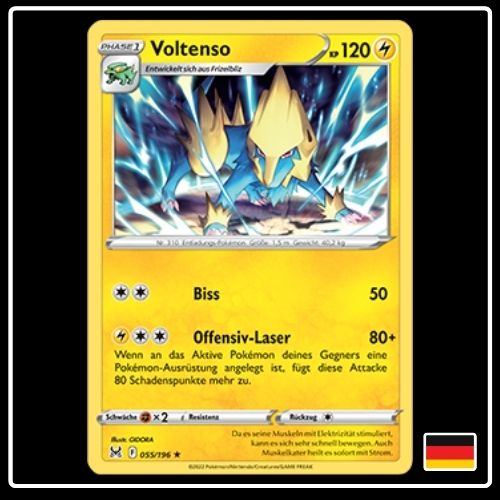 Voltenso 055/196 Pokemon Verlorener Ursprung