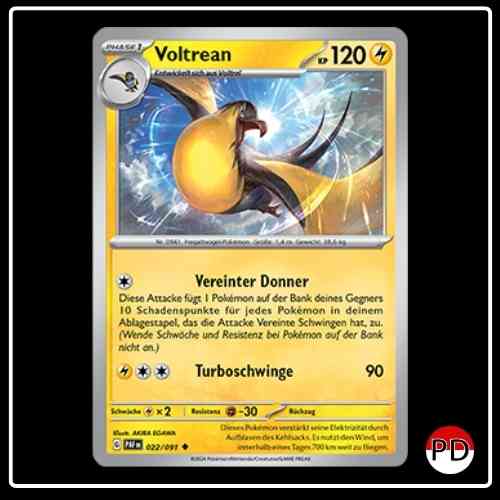 Voltrean 022/091 Pokemon Paldeas Schicksale
