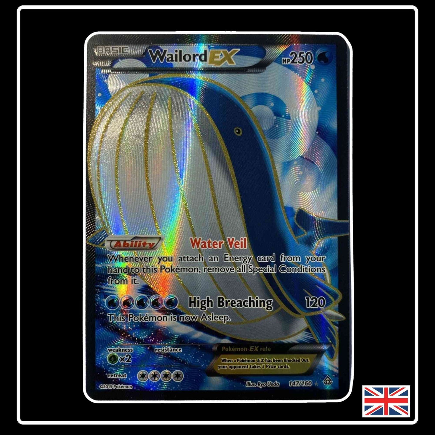 Wailord EX 147/160 Pokemon XY Protoschock