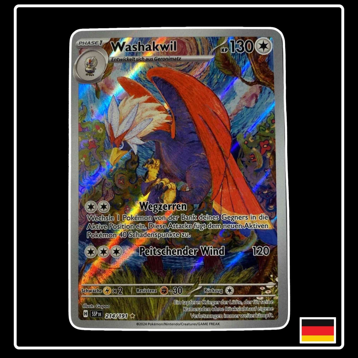 Washakwil 214/191 Pokemon Stürmische Funken