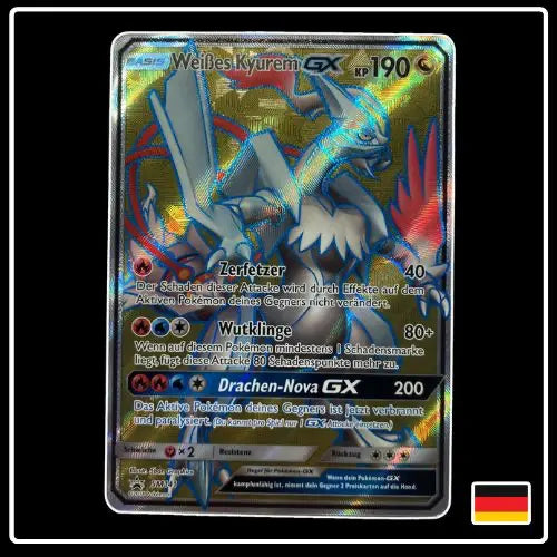 Weißes Kyurem GX Full Art SM141 Pokemon SM Black Star Promo
