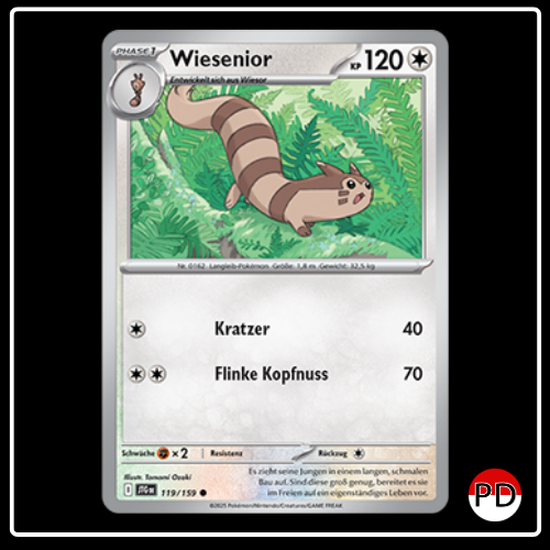 Wiesenior 119/159 Pokemon Reisegefährten