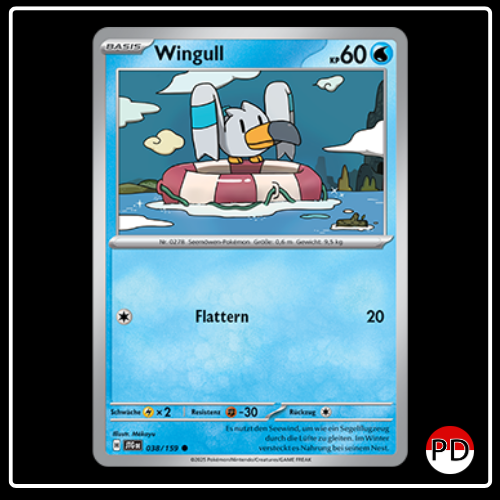 Wingull 038/159 Pokemon Reisegefährten