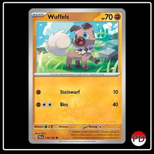 Wuffels 116/193 Pokemon Entwicklungen in Paldea