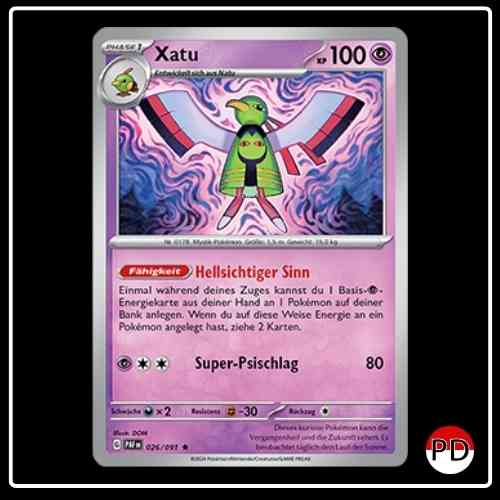 Xatu 026/091 Pokemon Paldeas Schicksale