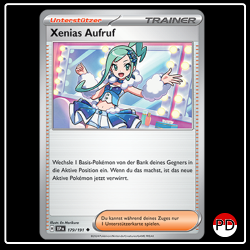 Xenias Aufruf 179/191 Pokemon Stürmische Funken