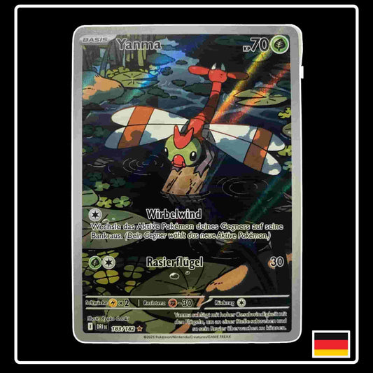 Yanma Illustration Rare 183/182 Pokemon Ewige Rivalen