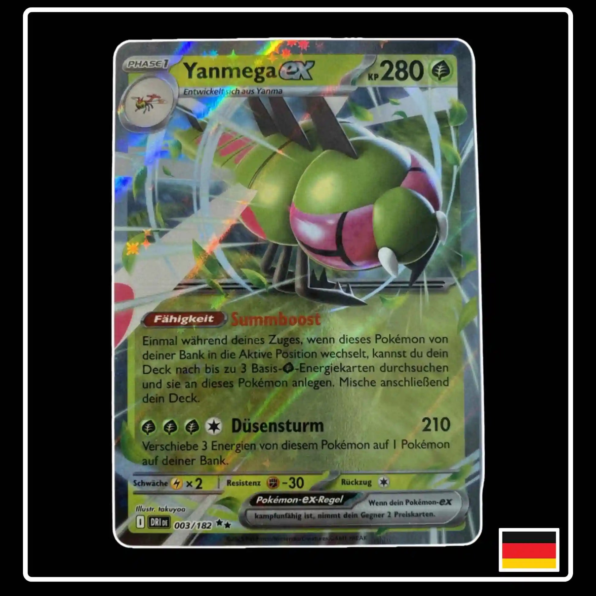 Yanmega ex 003/182 Pokemon Ewige Rivalen