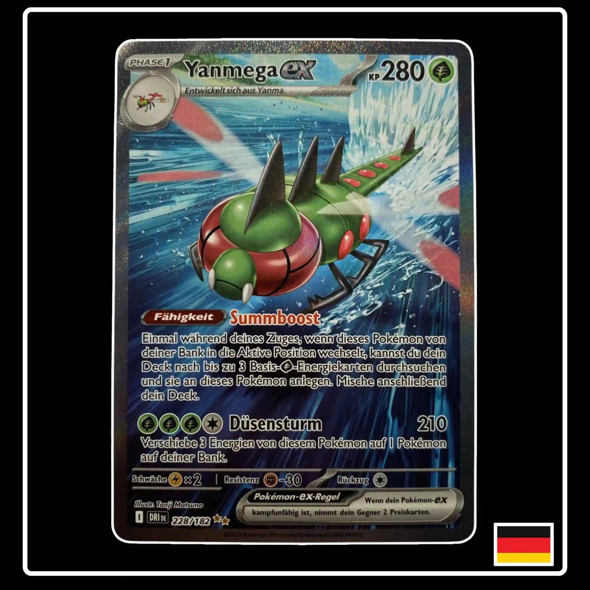 Yanmega ex Special Illustration Rare 228/182 Pokemon Ewige Rivalen