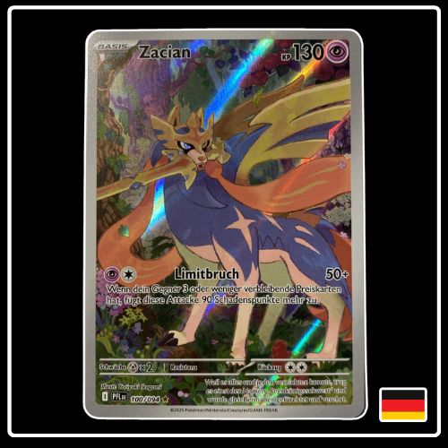 Zacian Illustration Rare 100/094 Pokemon Fatale Flammen