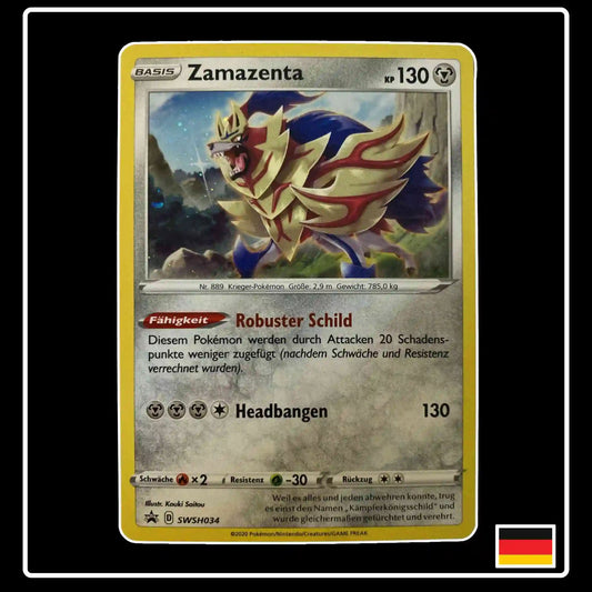 Zamazenta HOLO SWSH034 Pokemon Black Star Promo