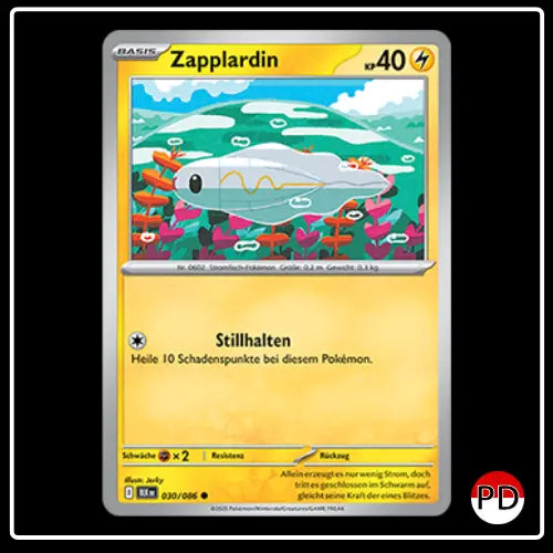 Zapplardin 030/086 Pokemon Schwarze Blitze