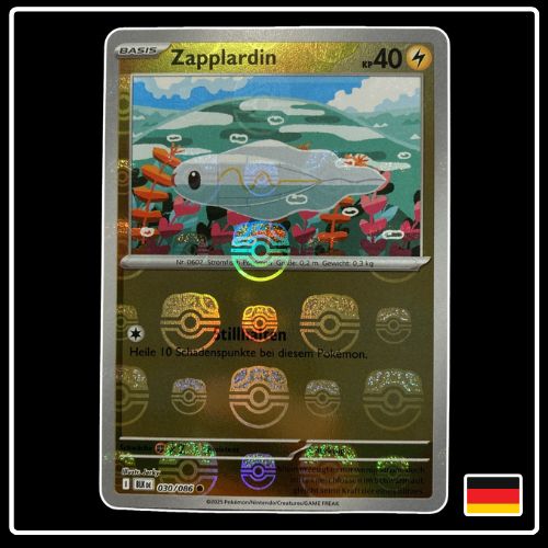 Zapplardin Meisterball 030/086 Pokemon Schwarze Blitze