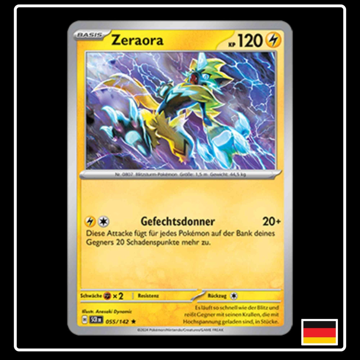 Zeraora 055/142 Pokemon Stellarkrone