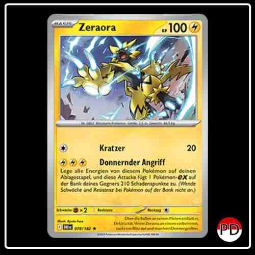 Zeraora 078/182 Pokemon Ewige Rivalen