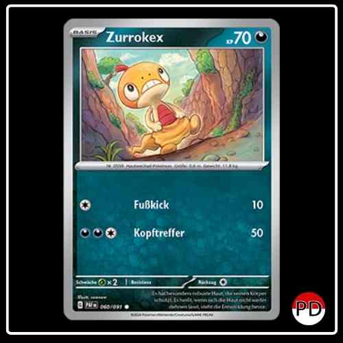 Zurrokex 060/091 Pokemon Paldeas Schicksale