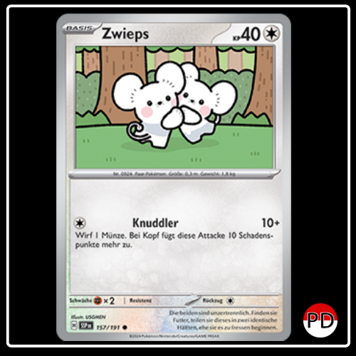 Zwieps 157/191 Pokemon Stürmische Funken