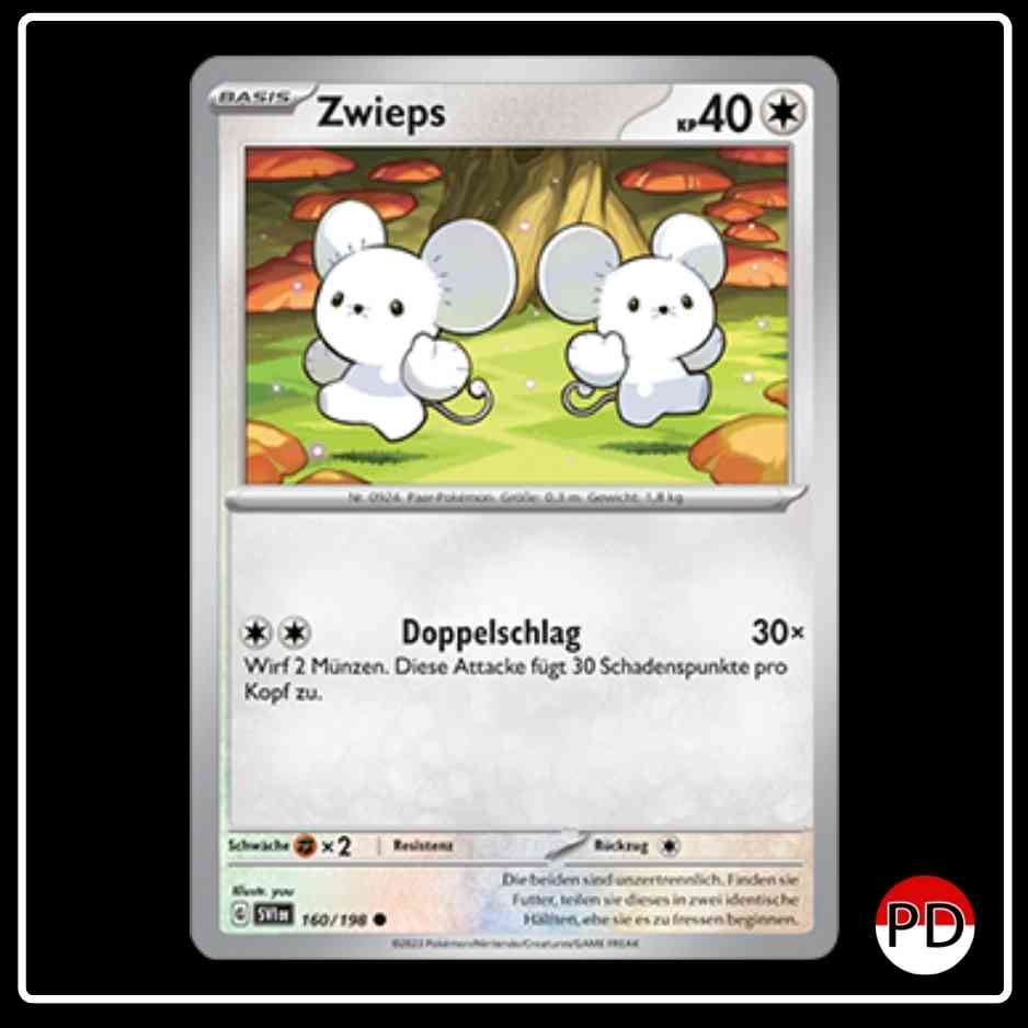 Zwieps 160/198 Pokemon