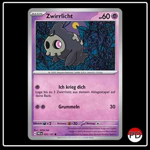 Zwirrlicht 035/131 Pokemon Prismatische Entwicklungen