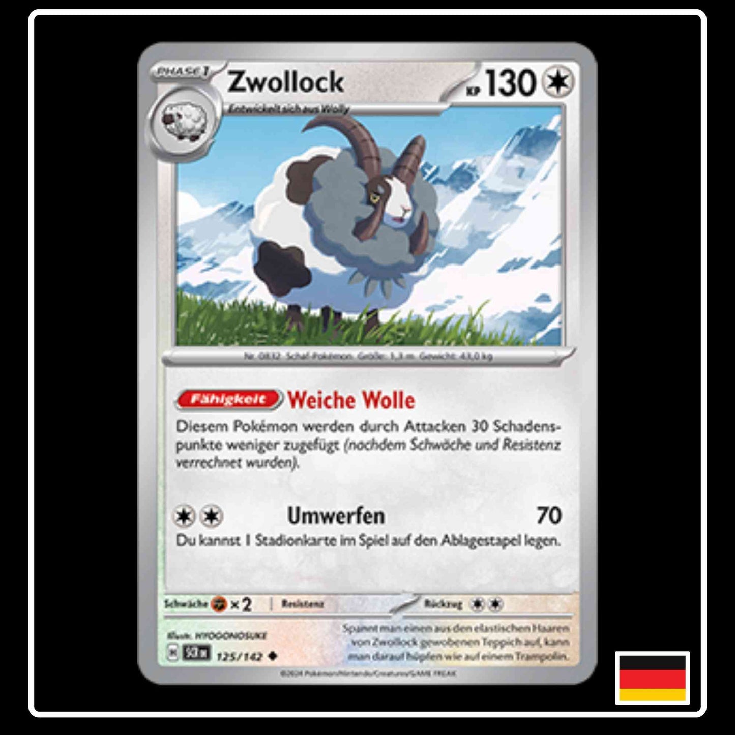 Zwollock 125/142 Pokemon Stellarkrone