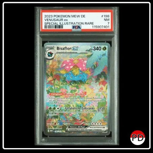 Bisaflor ex SIR 198/165 Pokemon 151 PSA 7