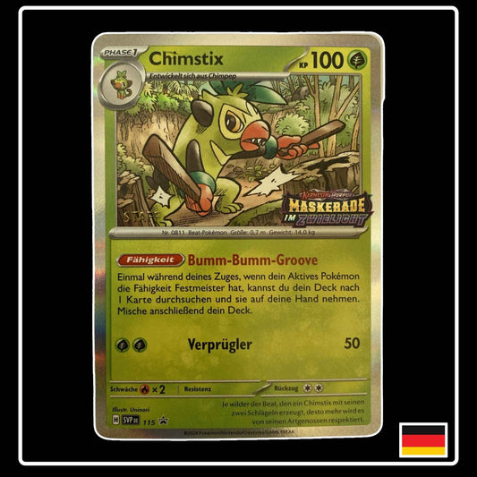 Chimstrix STAFF Stamp SVP DE 115 SV Black Star Promo