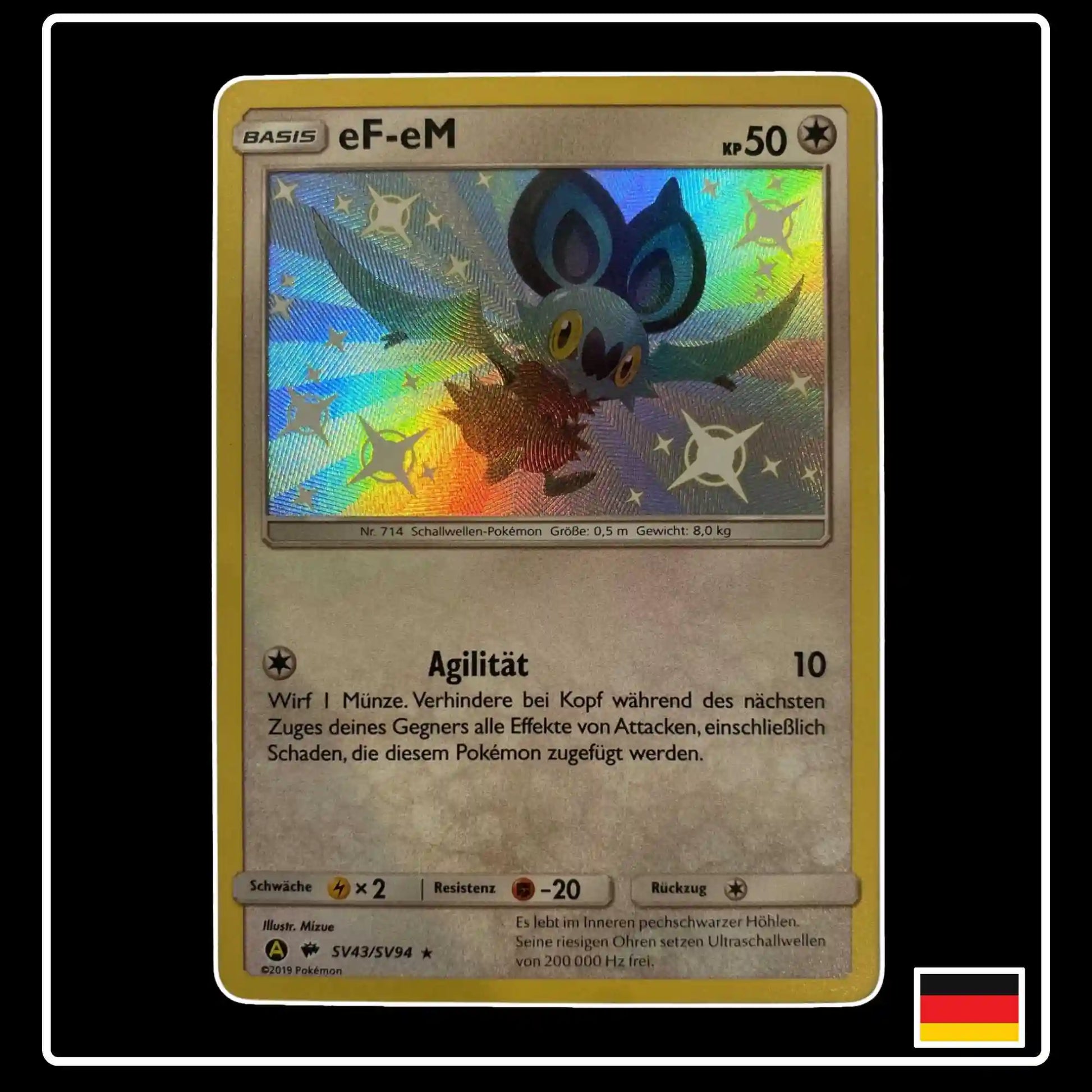 eF-eM Shiny SV43 Pokemon Verborgenes Schicksal