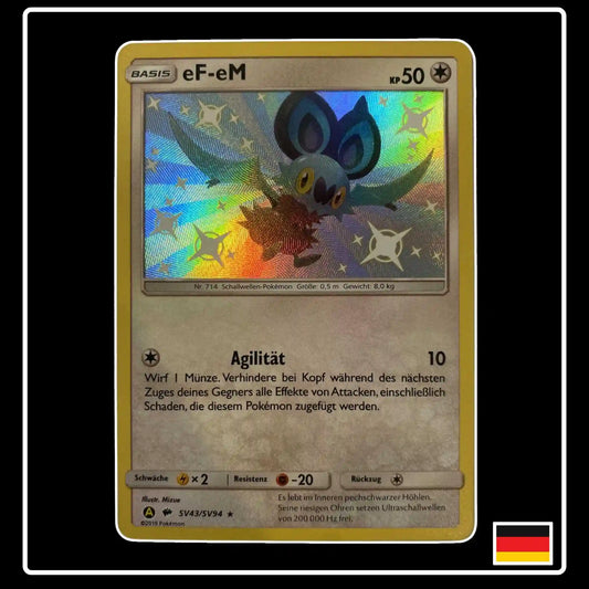 eF-eM Shiny SV43 Pokemon Verborgenes Schicksal