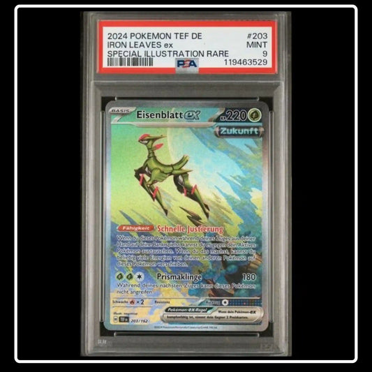 Eisenblatt ex SIR 203/162 Pokemon Gewalten der Zeit PSA 9
