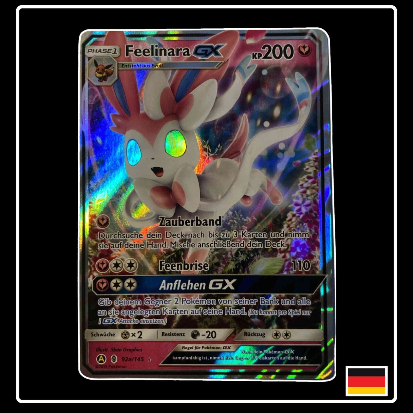 Feelinara GX Promo 92a/145 Pokemon Stunde der Wächter