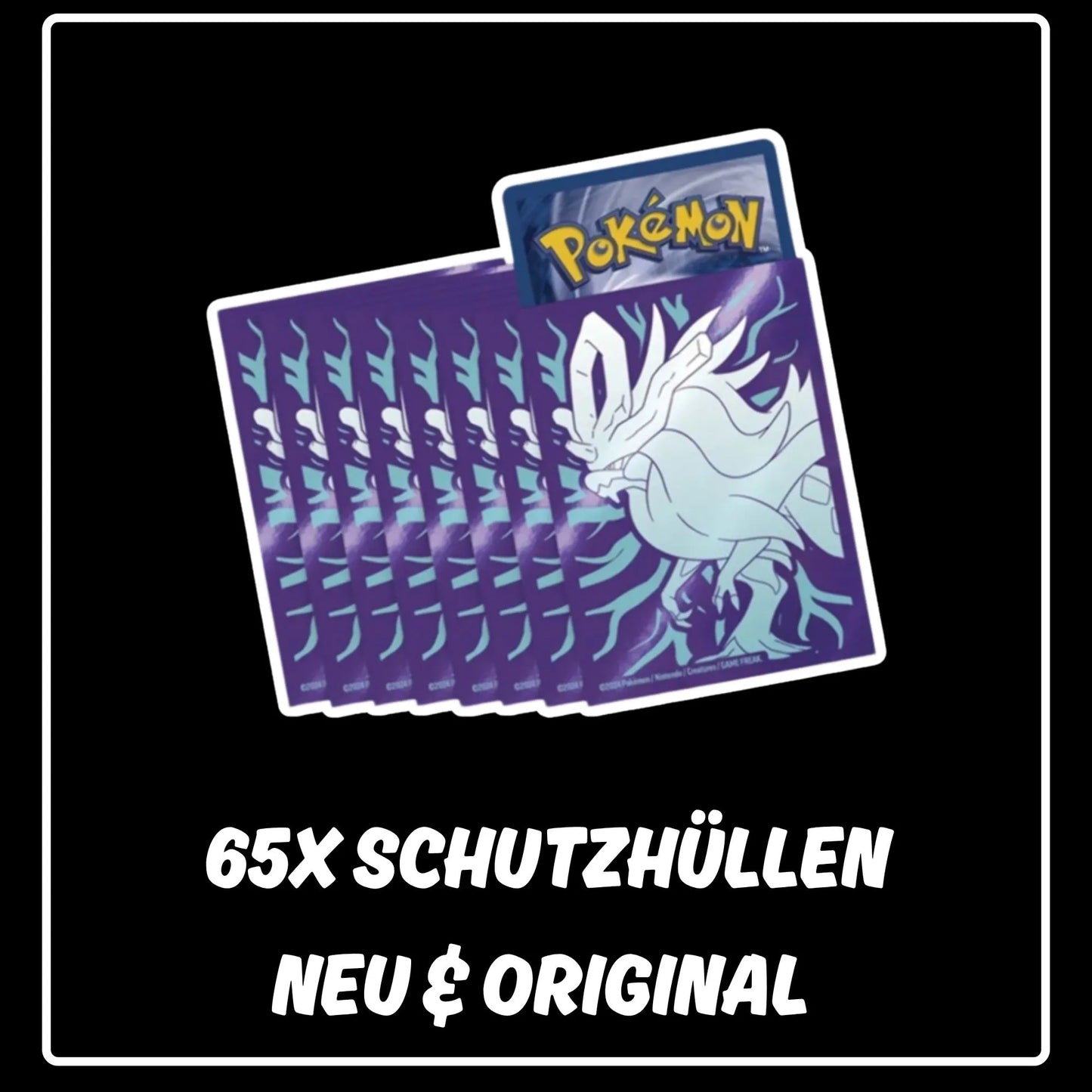 Pokemon Karten 65x Schutzhüllen Gewalten der Zeit Windewoge (Top Trainer Box)