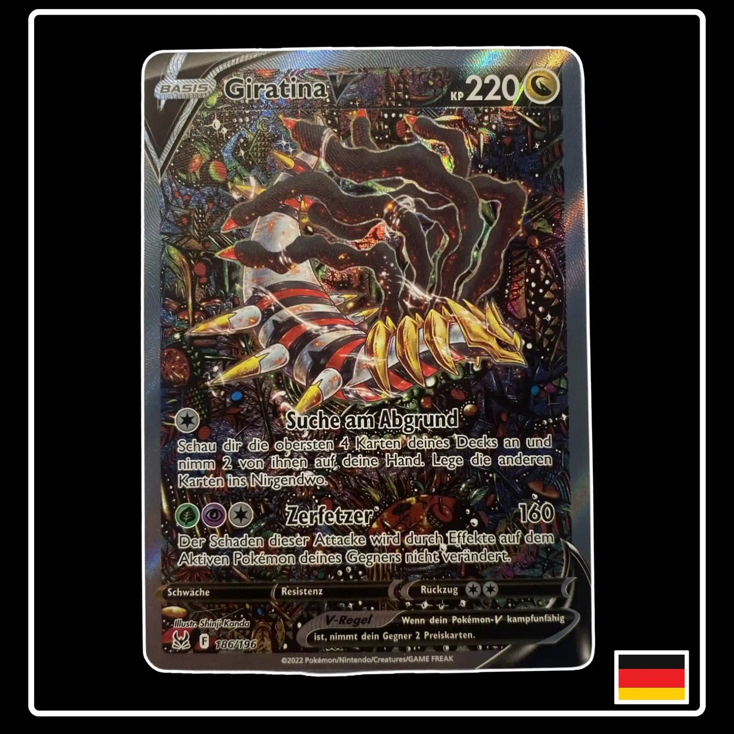Giratina V Alternative Art 186/196 Pokemon Verlorener Ursprung