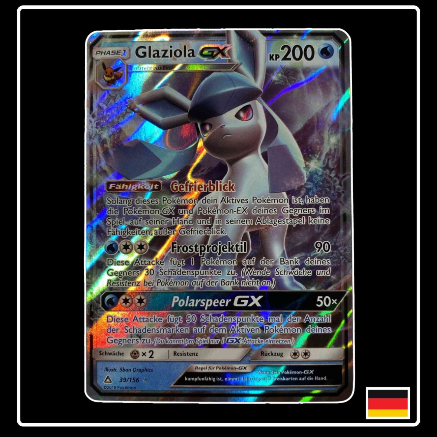 Glaziola GX 39/156 Pokemon Ultra-Prisma