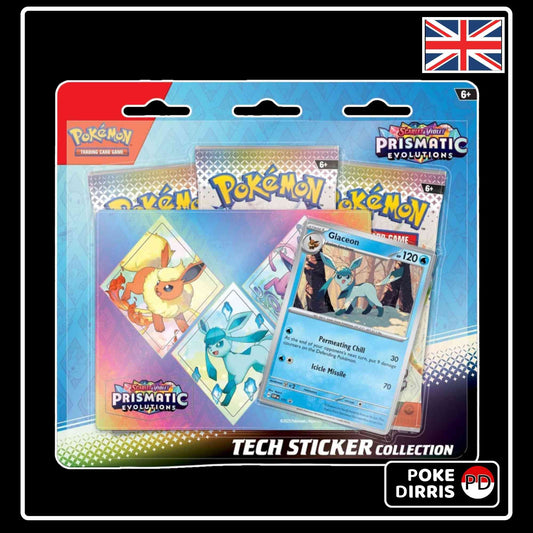Pokemon Prismatic Evolutions Tech Sticker Collection (EN)