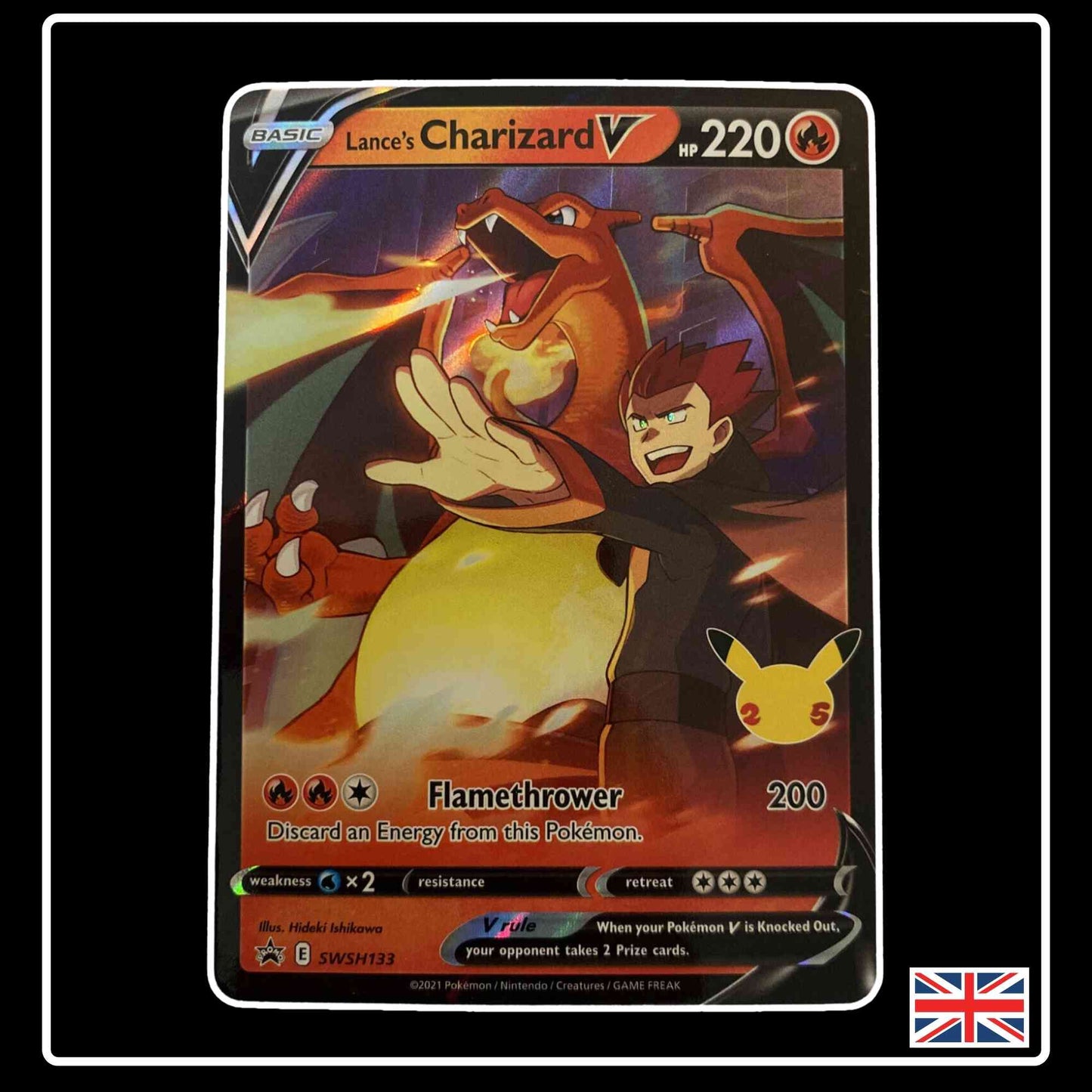 Siegfrieds Glurak V Englisch SWSH133 Promo