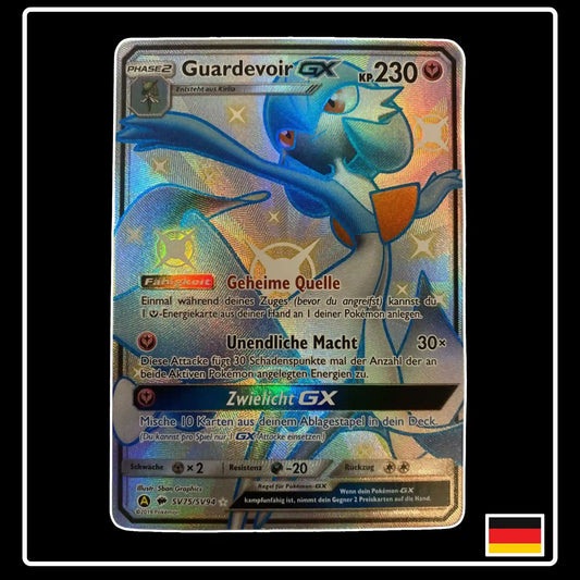 Guardevoir GX Shiny SV75 Pokemon SM Verborgenes Schicksal