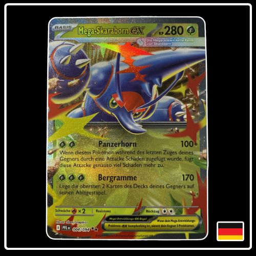 Mega-Skaraborn ex 004/132 Pokemon Fatale Flammen