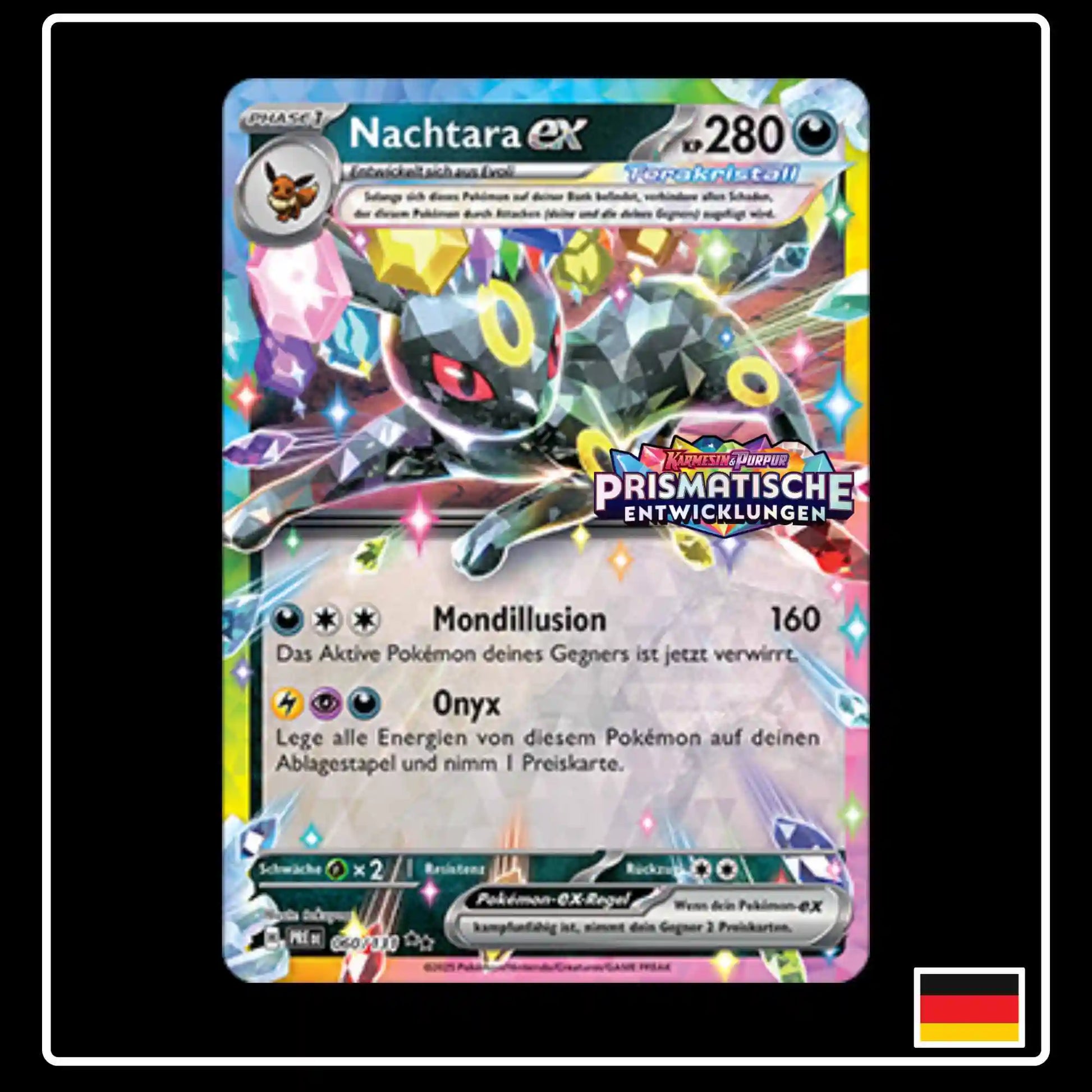 Nachtara ex 060/131 Pokemon Prismatische Entwicklungen