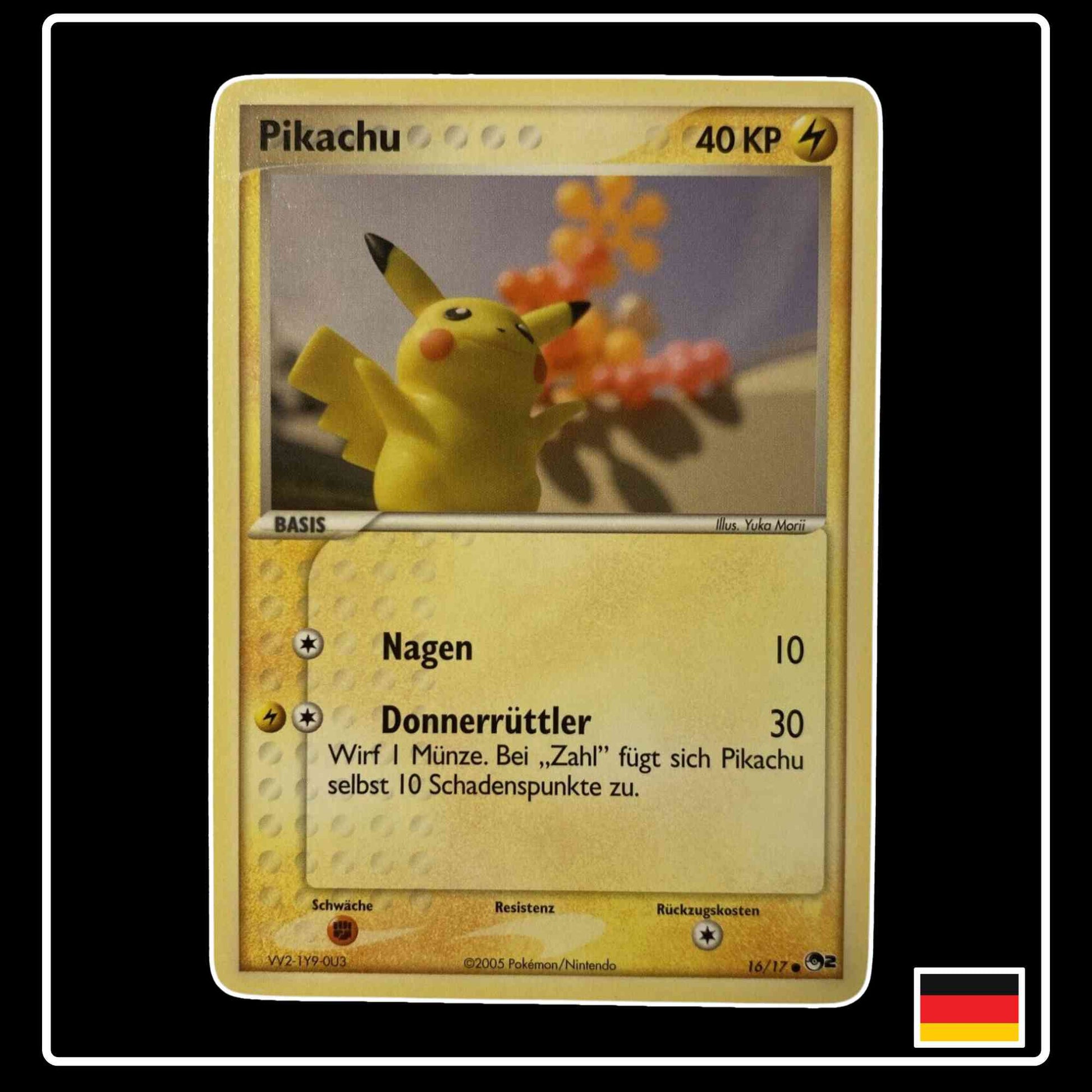 Pikachu 16/17 POP Serie 2 Pokemon Karte