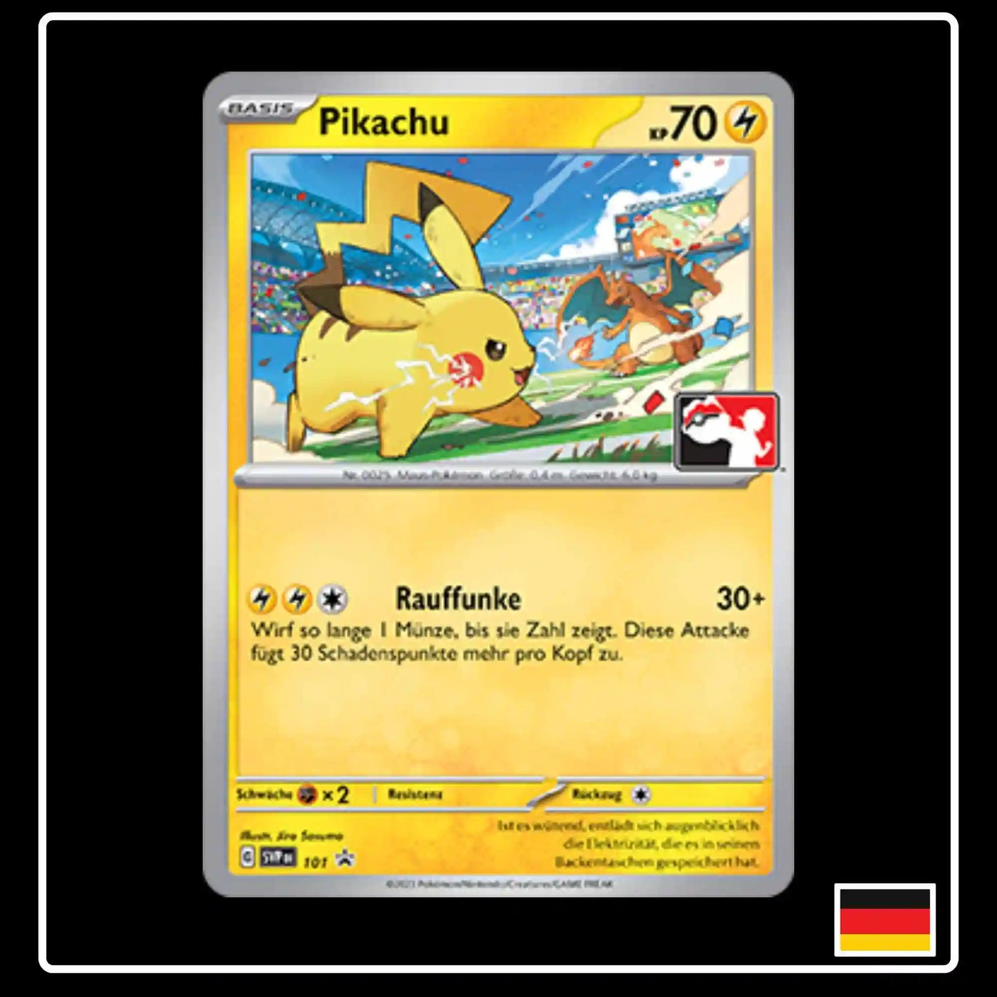 Pikachu SVP DE 101 Pokemon Promo Karte