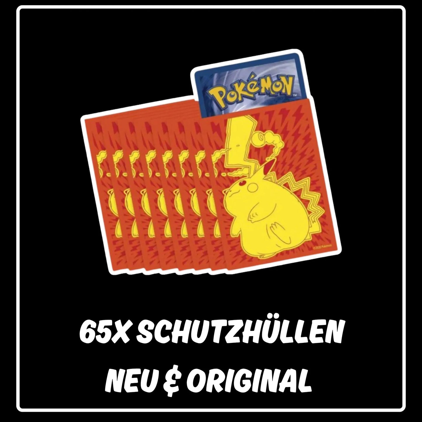 Pokemon Top Trainer Box Schutzhüllen Farbenschock