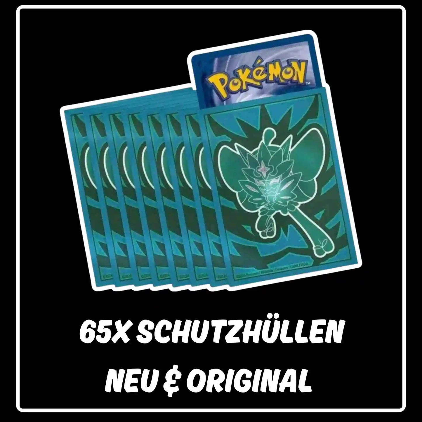 Pokemon Karten 65x Schutzhüllen Maskerade im Zwielicht (Top Trainer Box)